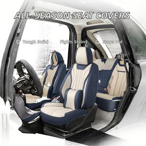 Fundas de Asiento de Coche de Cuero de Lujo Universales FENTON 2025, Juego Completo para Todas las Estaciones, Elegantes, Duraderas, Resistentes a las Manchas y Antideslizantes - Product Image 2