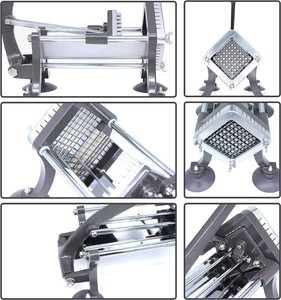 Machine à frites manuelle en acier inoxydable pour usage commercial transfrontalier avec composants en PP, <span class=keywords><strong>coupe</strong></span>-légumes durable - Product Image 6