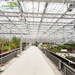 Kit de Estufa Grande de PE com Dupla Camada, Totalmente Automatizada, para Cultivo Tropical em Clima Quente, Estufa Arqueada de Aço Galvanizado - Product Image 3