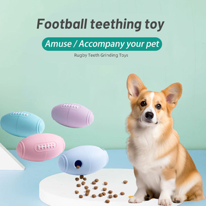 Jouet à mâcher interactif moderne en silicone de qualité alimentaire, respectueux de l'environnement, <span class=keywords><strong>pour</strong></span> chiens et chats, balle de dentition réduisant l'anxiété des animaux de compagnie - Product Image 2