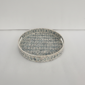 Plateau de service de fleurs multifonctionnel bohème de conception chaude, plateau de coquille pour la décoration de la maison en gros Vietnam - Product Image 1