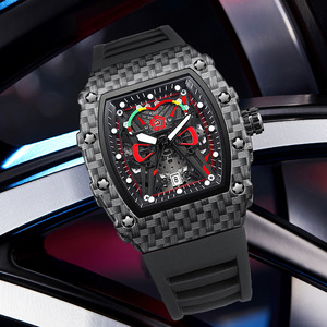 Montre-bracelet de luxe de style hip-hop antique de qualité supérieure avec diamants et mouvement automatique suisse pour les sportifs - Product Image 4