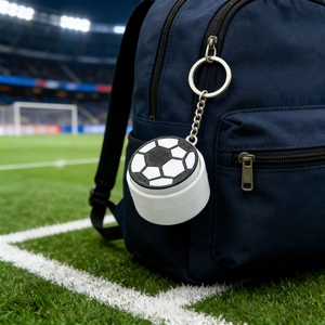 <span class=keywords><strong>Porte</strong></span>-clés anti-stress en forme de ballon de sport, jouet à presser multi-motifs pour breloque de sac et cadeaux promotionnels - Product Image 4