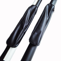 Étui de queue de billard noir n°8, 3/4 de longueur, en cuir PU, style anglais, sac de transport pour queues de snooker et de billard