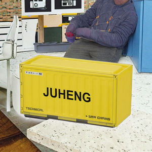 Boîte en fer rectangulaire hermétique personnalisée pour biscuits, emballage recyclable, simple avec impression PVC, pour le stockage de gâteaux sucrés - Product Image 2