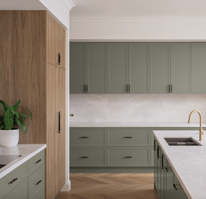 Gran oferta, barato, personalizado, Hamptons, gama alta, cocina americana, Hdf, coctelera, puerta, estilo armario de cocina - Product Image 4