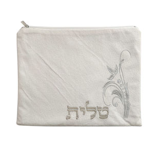 定制您的设计希伯来刺绣塔利特包金色PU Tefillin包犹太 - Product Image 2