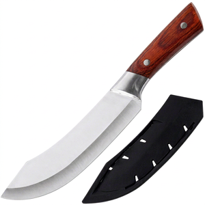 Cuchillo de Caza de Acero de Damasco con Mango de Cuerno de Ciervo, Hoja de Punta Clip, Funda Negra, Herramienta EDC para Camping al Aire Libre, Garantía de 3 Años - Product Image 1