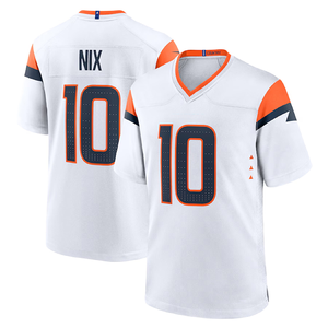 Grosir Pakaian Pria Denver City 10 # Bo Nix 15 # Bonitto 2 # Sultan-II 14 # Sutton 7 # Jersey Sepak Bola Amerika Jahitan Tim Elway - Product Image 3