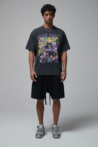 <strong>Clothing</strong> Manufacturer's Custom DTG Print Heavyweight Vintage Cotton Oversized Long Length Mens T-Shirt Streetwear Style - Product Image 4