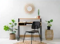 Meubles modernes pour bureau à <span class=keywords><strong>domicile</strong></span> Bureaux d'ordinateur en bois et métal avec étagère - Product Image 6