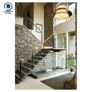 Escalier intérieur élégant pour les maisons familiales offrant une forme magnifique, des marches sûres et des performances structurelles stables - Product Image 3
