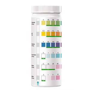 Bandelettes de test Vansful Aquarium Fish Tank 6 en 1, 100 bandelettes, kit de test de la qualité de l'eau pour aquariums d'eau douce et d'eau salée - Product Image 2