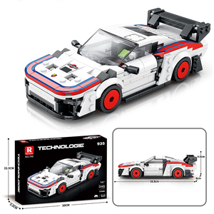 Bloques de Construcción de Auto Deportivo de Alta Tecnología, Juguete para Niños y Adultos, Bloques de Construcción de Auto de Carreras, Modelo de Ensamblaje, Juguete de Regalo - Product Image 2