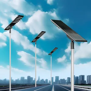 Energy Saving Outdoor Waterproof Ip65 100w 150w 200w 250w Smd All In 1 Integrated Solar Panel Led Street Light