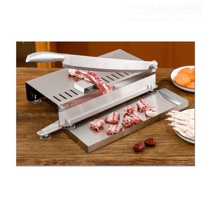 Scie à os de <span class=keywords><strong>boucherie</strong></span> manuelle Machine de découpe de viande Trancheuse de coupe d'os de viande d'os pour acier inoxydable - Product Image 1