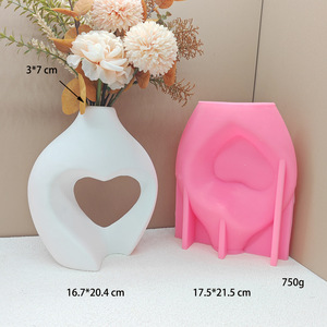 Nouvel arrivage Pot de fleurs en silicone, inspiration nordique, décoration d'intérieur, vase <span class=keywords><strong>pour</strong></span> béton, plâtre, céramique, outils <span class=keywords><strong>pour</strong></span> gâteaux - Product Image 6