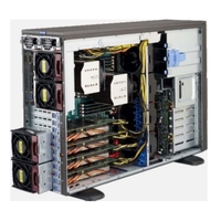 Station de travail tour GPU 4U montable en rack SuperWorkstation 7048GR-TR double socket pour IA, vente en gros et approvisionnement en vrac