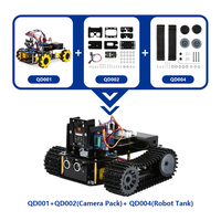 Kit de Coche Robótico Inteligente ACEBOTT ESP32 4WD con Ruedas Mecanum, Cámara, IoT, WiFi, Programación STEM/STEAM para Proyectos Escolares, Compatible con Arduino UNO R3