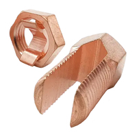 Abrazadera de perno dividido de cobre y latón, conector de aleación de cobre