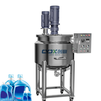CYJX 200L Ming Réservoir En Acier Inoxydable Petit Savon Liquide Faisant La Machine Détergent Réservoir De Mélange Liquide Homogénéisation Mélangeur Machine