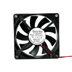 8015 80mm dc 12v fan pwm 4pin sessiz yüksek cfm 5v soğutma fanı