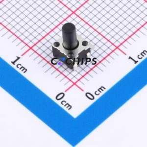 GT-TA072A-H070-L1 Tactile Switch SMD Switch Single Pole Single Throw Round Button 1.6N Horizontal Mount - Product Image 1