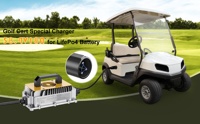 Chargeur de batterie Lifepo4 pour voiturette de golf électrique 51,2V 105Ah 150Ah 16S, chargeur étanche 58,4V 25A 48V