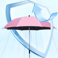 Parasol de poussette pour enfants avec protection UV, tissu en nylon 190T, pliable et respirant pour les promenades des enfants