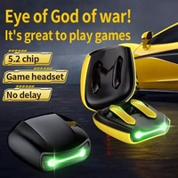 Auriculares Inalámbricos para Juegos Leadingplus con Molde Privado, Luz RGB, Pantalla Digital, Baja Latencia 5.0, Resistentes al Agua IPX5