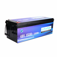 Baterai mobil Golf LIFEPO4 LITHIUM 48V 150AH dengan Meter dan fungsi Bt