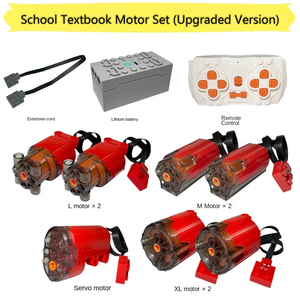 Uzaktan kumanda pili kutu yapı taşları Motor direksiyon motoru bilim ve eğitim takım kombinasyonu Modificat ile uyumlu - Product Image 6