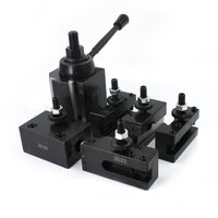 Porte-outil de type 8, 12 et 15 pouces, kit de porte-outil de tour CNC à changement rapide, en acier et aluminium, pour tour CNC à changement rapide