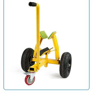 Chariot de transport de verre à 3 roues - Chariot robuste en acier pour une manutention efficace des panneaux de verre - Product Image 2