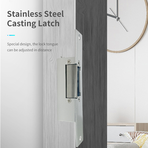 Vians 500kg giữ lực lượng hẹp loại tấn công điện khóa không an toàn tấm ngắn đảo ngược ANSI 12V DC điện tấn công - Product Image 6