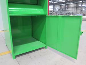 Tempat Daur Ulang Pakaian di Taman dan Jalanan, Tempat Donasi Pakaian, Tempat Daur Ulang Pakaian dari Logam, Kotak Donasi Logam - Product Image 6