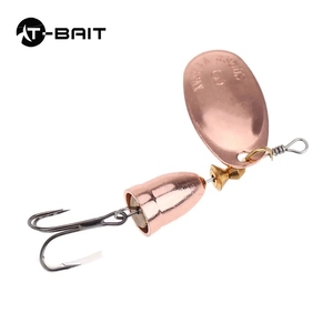 1 # đến 6 # các nhà sản xuất muỗng Spinner Hợp chất dài ném kim loại quay long lanh mồi ba móc - Product Image 6