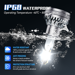 76W 20000LM H1 H4 H7 H11 자동차 자동차 LED 헤드라이트 전구 알루미늄 합금 몸체 이중 순수 동판 튜브 CSP LED 칩 오류 새로운 - Product Image 4