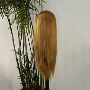 Tête de Coiffure Professionnelle 100% Cheveux Humains, Tête d'Entraînement Marron avec Cheveux Naturels pour Coiffeurs - Product Image 4