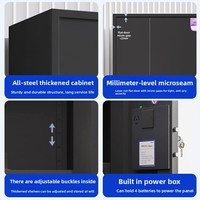 Armoire de Sécurité Électronique Épaissie en Acier Ignifuge avec Empreinte Digitale et Mot de Passe pour Vente Directe Fabricant