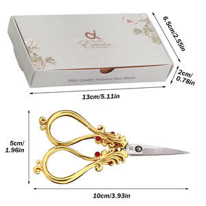 <span class=keywords><strong>กรรไกร</strong></span>รูปหางนกฟีนิกซ์กรรไกรแบบคลาสสิกแนววินเทจของจีนสำหรับงานตัดเย็บ - Product Image 2