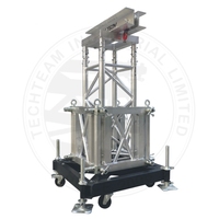 Tour de support au sol Techteam HDT-40G avec manchon, hauteur 12m, capacité de charge 2000kg pour événements extérieurs