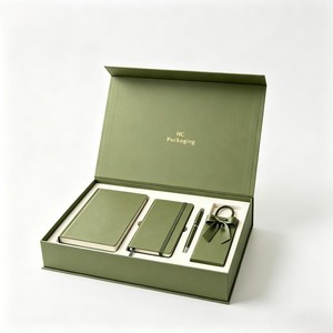 Coffret Cadeau du Nouvel An pour Entreprises, Design Magnétique Style Livre, Emballage Personnalisé avec Logo pour Employés, Clients et Partenaires Commerciaux - Product Image 1