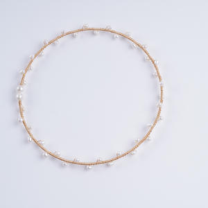 Collares de Moda Coreana con Cuentas y Perlas de Agua Dulce de Geometría Fresca, Accesorio de Cuello Elegante y con Personalidad - Product Image 2