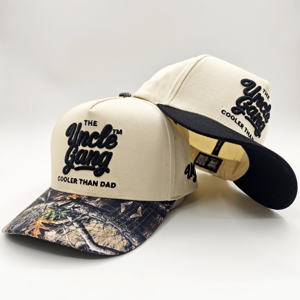 Gorra de Béisbol Vintage Estructurada de 5 Paneles, Hecha a Medida, de Sarga de Algodón Oxford, con Logotipo Bordado en 3D y Patrón de Puntos - Product Image 4