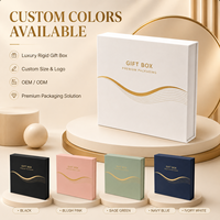 Boîte cadeau en carton rigide pour appareil de beauté, avec logo personnalisé en feuille d'or, pour l'emballage de kits de soins de la peau, vente en gros