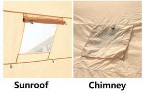 Carpa Inflable para Acampar al Aire Libre con Tela Oxford Reforzada, Portátil, Impermeable, de Montaje Automático, con Columnas de Aire, para 4 Personas - Product Image 4