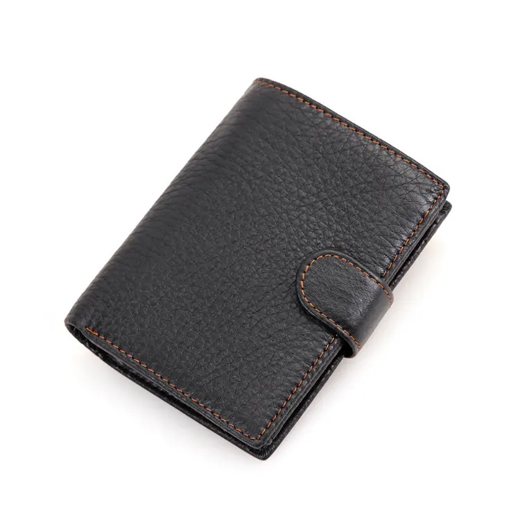 High grade PU multi-card position RFID men wallet,Design waterproof business men money clip coin wallet