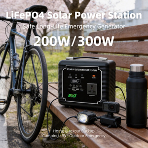 Sistema de Energía Solar Portátil Todo en Uno con Batería de Litio para Uso Fuera de la Red, Generador Solar de 300W 256WH, LiFePO4 - Product Image 4