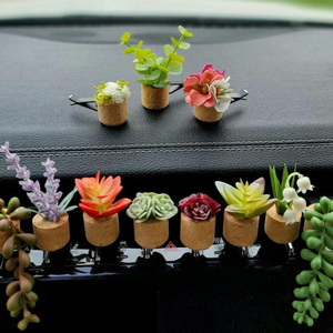 Artificial Plants Decoration Car Air Vent Aroma Diffuser <strong>Auto</strong> on With Vehicle Mini Odor Eliminator Air Freshener - Product Image 4